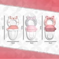thumbnail image 2 of Chupones Alimentadores Dibujos Animados Libre de BPA Pig Rosa, Pig Rosa Gris, Pig Blanco Rosa 4m+ 3, 2 of 9