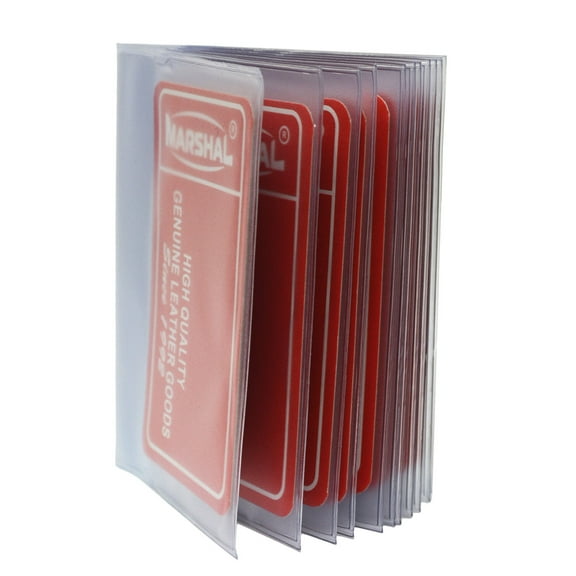 Plastic Picture Credit Card Wallet Insert - 12 Sleeves INSTRI 12PGS (C)