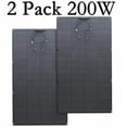 thumbnail image 1 of ALLPOWERS 2 Pack 200 Watt Solar Panel, Flexible, Monocrystalline, IP68 Waterproof, Portable Solar Panel Charger for Camping, RV, Boat, Motorhomes, Home Backup, Generator, Power Station, 1 of 9