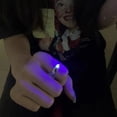 thumbnail image 3 of Anillo luminoso de amor japonés y coreano, anillo ajustable para pareja para novia, 3 of 4