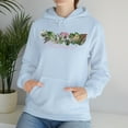 thumbnail image 4 of Haleiwa Co Tropical Flora Hoodie Gildan Unisex Heavy Blend Hood Sweatshirt, 4 of 4