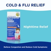 Equate Children's Multi-Symptom Day & Night Cold Liquid, Berry Flavor, Ages 4 to 12 Years, 8 fl oz (2x4 fl oz), Compare to Children's Mucinex® (Nighttime) Multi-Symptom Cold Active Ingredients
