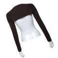 thumbnail image 4 of Châle Cape pour Femmes à Manches Raglan, à Bavette, en Fibre de Modal, à Manches Ajustables, Léger, Uni, Pashmina Extensible, Châle Élastique, 4 of 8