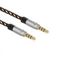 thumbnail image 3 of Orange 10ft Long AUX Cable Jack Gold-Plated Plug Audio Wire Cord for iPod Phone, 3 of 7