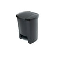 thumbnail image 4 of Mistral 19L Step on Garbage Can Black, 4 of 6