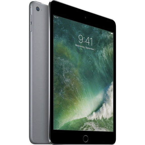 Restored Apple iPad Mini 4th Gen 64GB Wi-Fi Tablet - Space Gray (MK9G2LL/A) (Refurbished)