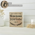 thumbnail image 2 of VHC Brands Celebrate Grace 1 John 4:19 MDF Sign 8x8, Spring Decor, Home Decorations for Wall or Door, Spring and Easter Hanging Decoration, 2 of 4