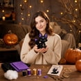 thumbnail image 5 of Halloween Craft Kits Diy Black Cat Plush Sewing Set Complete Arts and Crafts Kit for Adults and Teens Handmade Art Project for Home Halloween Decoration 8X6 Inch, 5 of 7