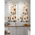 thumbnail image 2 of Spring Floral Curtains 45 Inch Length, Sheer Curtains for Bedroom Living Room Window Daisy Summer Botanical Vintage Flowers Rod Pocket Voile Drapes Kitchen Curtains Small Half Window 52"x45" 2 Panels, 2 of 6