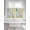 Light Blue, variant on Watercolor Floral 2 Panel Kitchen Curtains for Small Windows, Yellow Flower Hummingbirds Botanical Spring Bathroom Tier Curtain, Short Window Treatment for Bedroom/Living Room 55"x24"
