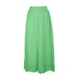 thumbnail image 6 of YUEHUA Women's Casual Elastic High Waist Wide Leg Pants Palazzo Trousers Skirt Elegant Flowy Wide Leg Pants Loose, 6 of 9