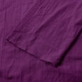 thumbnail image 7 of Womens Shirts Solid V Neck Button Up 3/4 Sleeve Womens Dressy Casual Shirts,Purple,S, 7 of 7