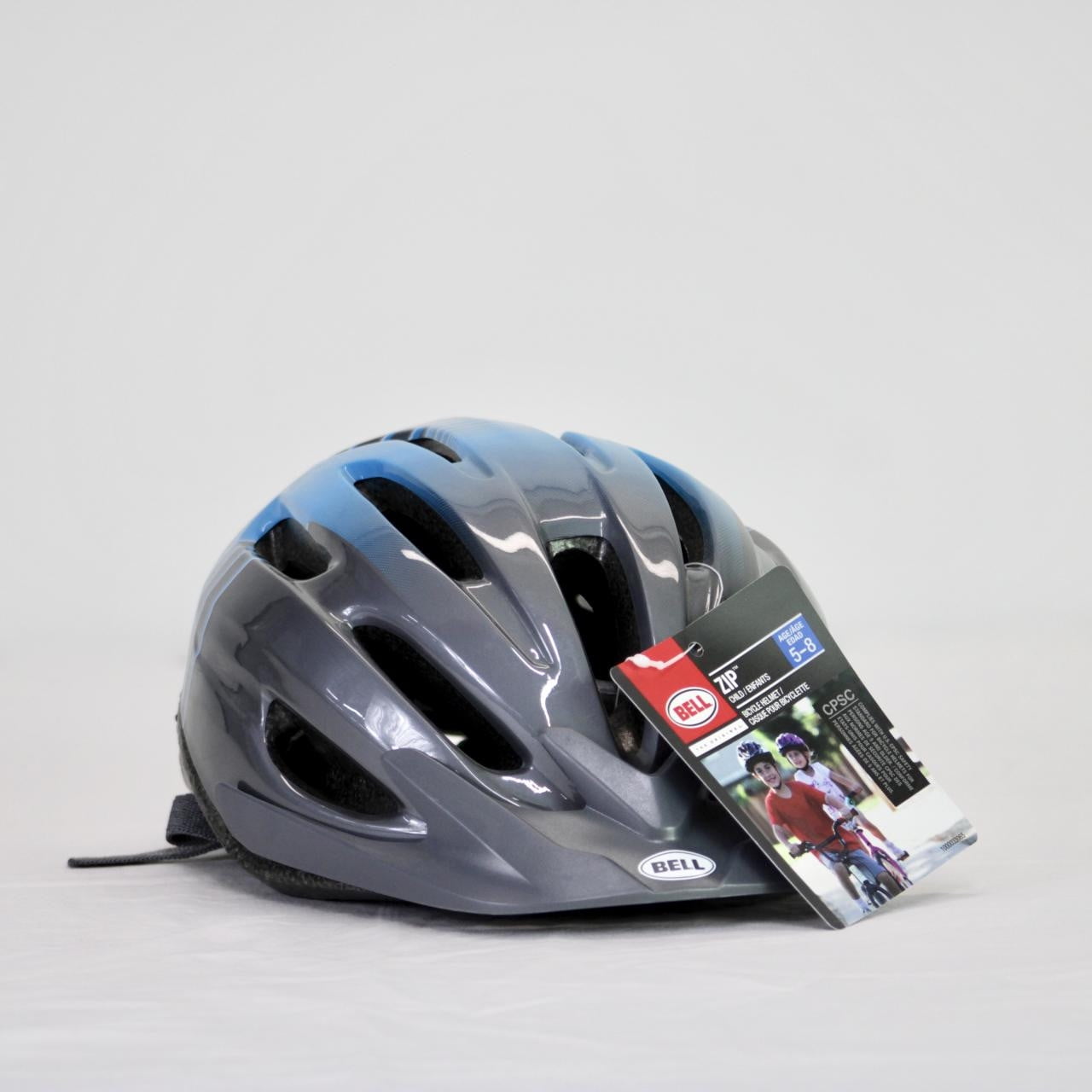 Bell Sports Zip Blue/Silver Bicycle Helmet Age 58 (51cm58cm