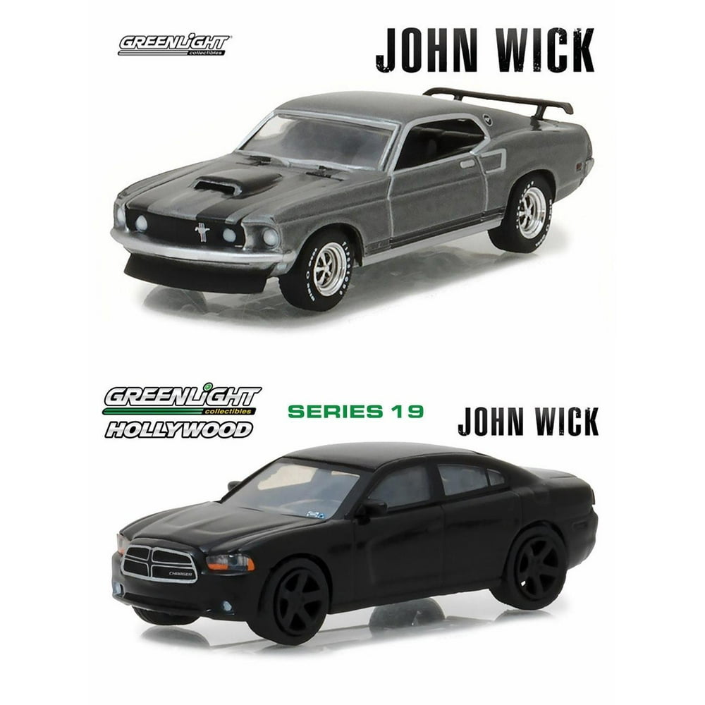 John Wick Diecast Toy Car Package Two 1/64 Scale Diecast Model Cars