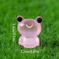 thumbnail image 3 of Clearance Under $10 Desktop Ornament, 20pcs Resin Frogs Figurines Miniature Frog Figurines Garden Tiny Luminous Frogs Ornaments, 3 of 6