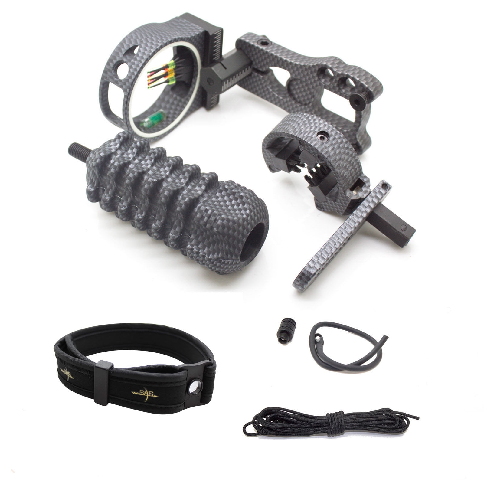 Southland Archery SAS 70 Lbs. Hunting Compound Bow Package with Bow Sight Arrow Rest Stabilizer Sling