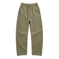 thumbnail image 4 of Inleife Women's Solid Barrel Wide Leg Sweatpant Drawstring Elastic Waisted Wide Leg Pants Casual Trousers With Pockets, 4 of 6