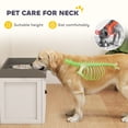 thumbnail image 4 of PawHut Large Elevated Dog Bowls with Storage, Raised Dog Bowl Stand, White, 4 of 10