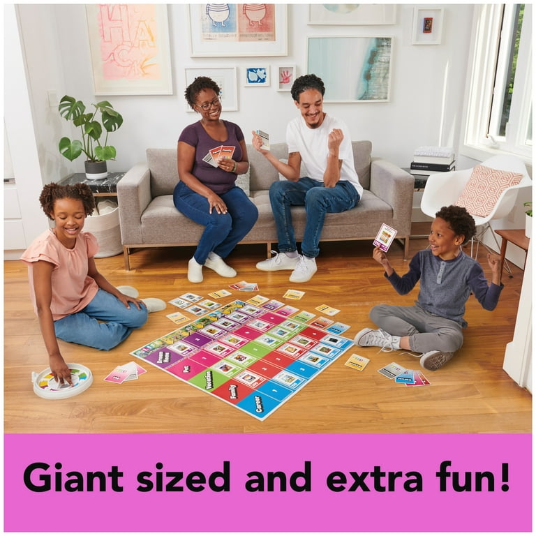 M&J Games What's Next? A Life-Size Game – Interactive Family Board Game.  Jumbo Size Game Creates Laughter and Fun for Ages 4+. Family Game Night  with