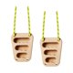 thumbnail image 1 of Tabla colgante de madera de 2 piezas para escalar, tabla colgante para escaladores, entrenamiento de la parte del cuerpo, tabla de entrenamie, 1 of 9