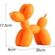thumbnail image 3 of Adorno artístico y divertido XINYU con forma de perro globo colores vivos boca dorada y naranja, 3 of 6