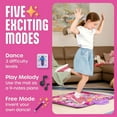 thumbnail image 4 of Atlasonix Dance Mat for Kids Ages 4-12 Year Old, Dance Pad for Girls, Toddlers, Music Mat, Dancing Mat for Kids, with LED Lights, Adjustable Volume, Built-in Music, Dance Gifts for Girls, 4 of 8