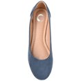 thumbnail image 5 of Journee Womens Kavn Comfort Insole Slip On Round Toe Ballet Dress Flats, Widths Available, 5 of 10