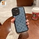 thumbnail image 1 of Funda De Piel Completa Para IPhone 11 12 13 Pro Max 14 Plus Con Patrón De Letras, 1 of 4