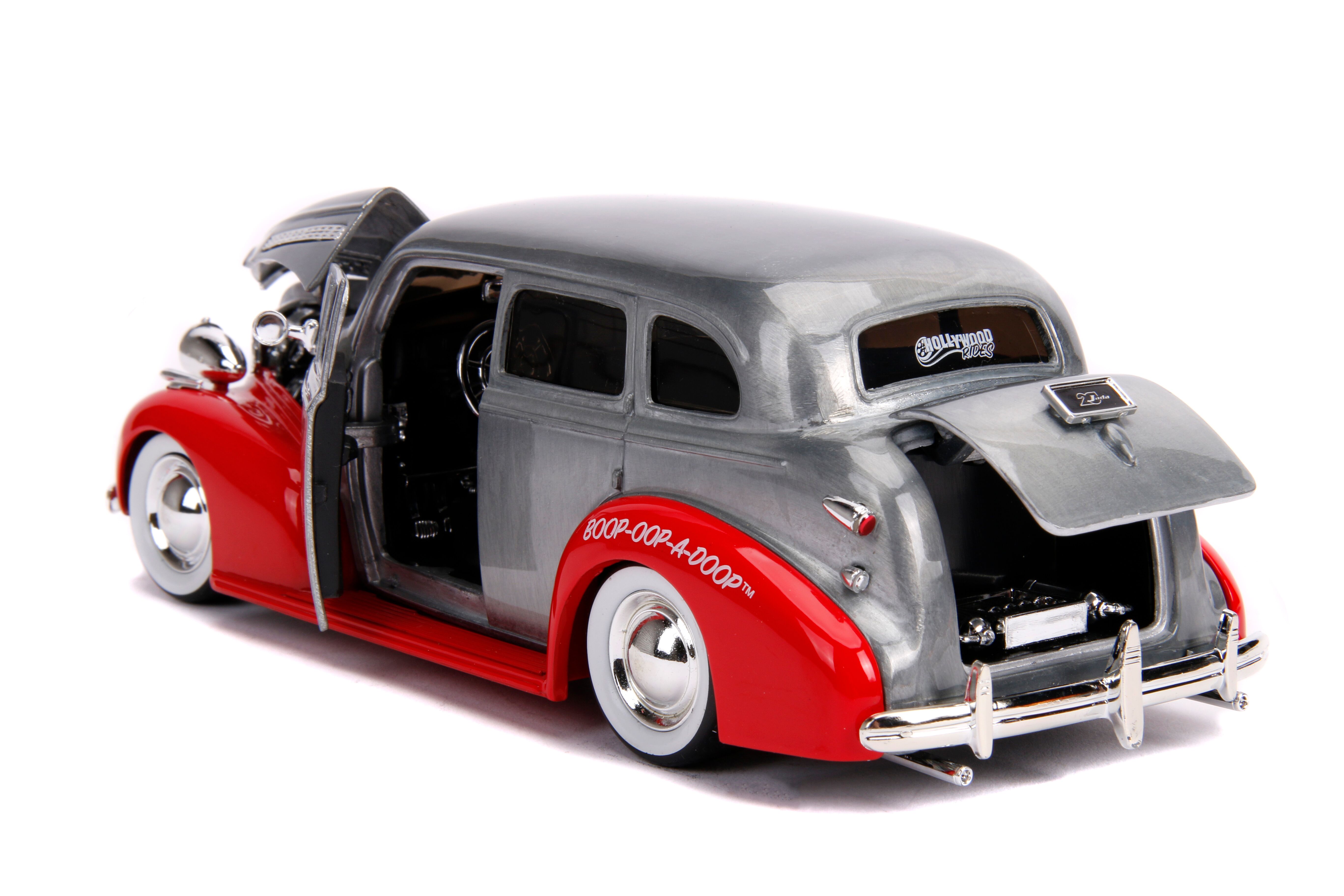ミニカー JADA TOYS 1939 CHEVY MASTER DELUXE 1939 Chevrolet Master Deluxe Black with baby Moon Wheels