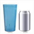 thumbnail image 2 of Cafe 20-ounce Break-Resistant Plastic Restaurant-Style Beverage Tumblers , Set of 16 in 4 Coastal Colors, 2 of 7