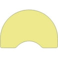 thumbnail image 2 of 48''W x 72''L Kidney Yellow Thermal Laminate Activity Table - Height Adjustable Short Legs, 2 of 3
