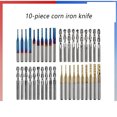 thumbnail image 4 of Riwesomey 10 piezas de brocas de molino de extremo profesional para el hogar, fábrica Industrial, fresadora de carpintería, accesorios para Kits y herramientas para tallar Tipo 2, 4 of 6