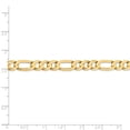 thumbnail image 5 of 14K Yellow Gold 6.75mm Concave Open Figaro Chain, 5 of 5