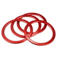 thumbnail image 1 of Adorno de anillo para salida de AC Unique Bargains para Toyota Rojo Juego de 4, 1 of 1