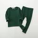 thumbnail image 1 of Pijamas de algodón para niños y niñas, ropa de dormir de color sólido, trajes de Navidad, otoño, 1 of 4