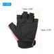 thumbnail image 2 of Guantes de pesca Uxcell transpirables sin dedos para protección solar para hombres y mujeres, rosa (tamaño M), 2 of 6
