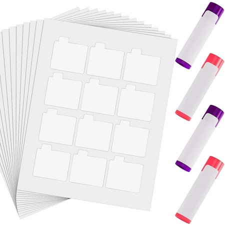 360 Pieces Lip Balm Labels Printable Lip Balm Labels Lip Balm Tube Blank White Adhesive Labels for DIY, Decorations, Inkjet and Laser Printer, 30 ...