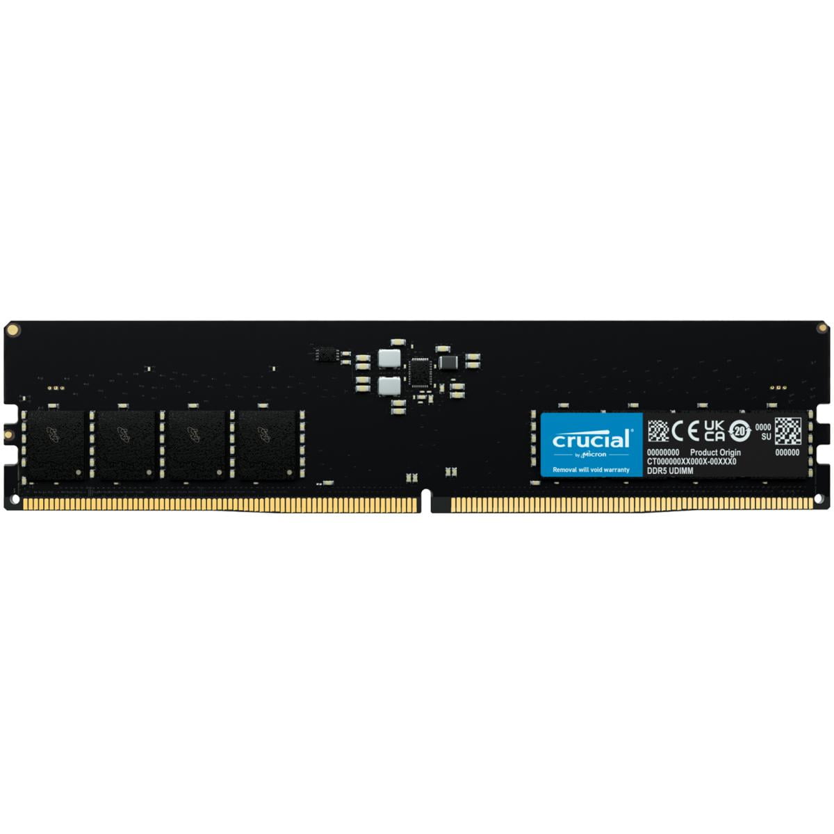 Crucial CT16G48C40U5 16GB DDR5 4800 PC5-38400 CL40 Single Channel