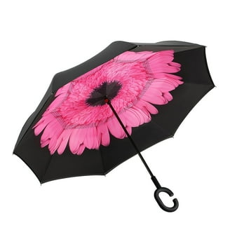 Smiling JuJu Windproof Reversing Double Layer Umbrella with