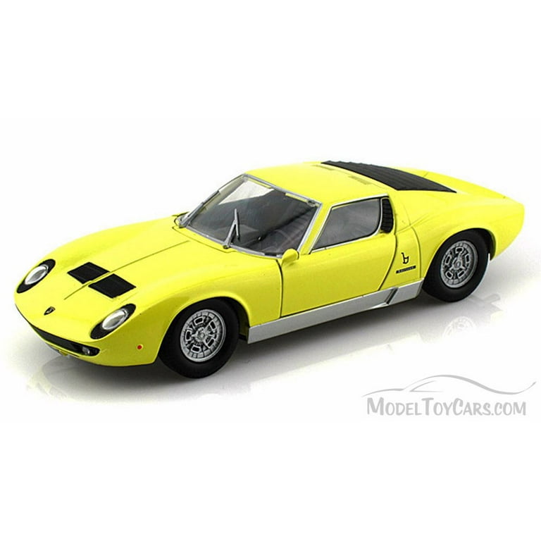 Lamborghini Miura P 400 S, Yellow - Motormax 73368 - 1/24