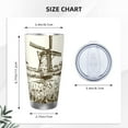 thumbnail image 4 of KLL Dutch Windmill Print 40oz Stainless Steel Insulated Car Cup with Spillproof Lid - Keep Your Drink Hot or Cold on the Go-Straw Three-piece Set, 4 of 8