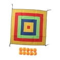 thumbnail image 2 of Tablero de dardos para niños, juguete de objetivo para jardín de infantes, desarrollo temprano al aire libre con 10 Cuadrado de 100 cm, 2 of 9