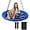 Blue-40 Inches, variant on Flying Saucer Tree Swing, 40'' Waterproof Round Swing for Kids, 500lb Capacity, Outdoor Yard Swings Adults Playground Backyard Patio, Blue