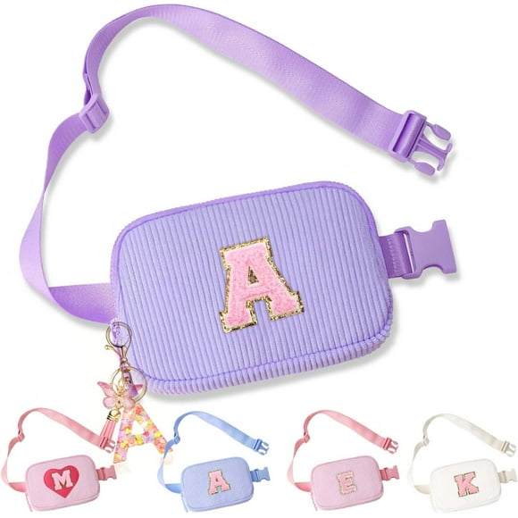shiyou-Belt Crossbody Bag for Girls Women - girls fanny pack ages 8-12 Teen Birthday Gifts Small Waist Packs Trendy Kids Fanny Pack, Purple, A