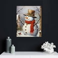 thumbnail image 4 of Nawypu  Snowman Canvas Wall Art for Christmas - Print Winter Pictures Artwork Painting  for Home Wall, 4 of 4