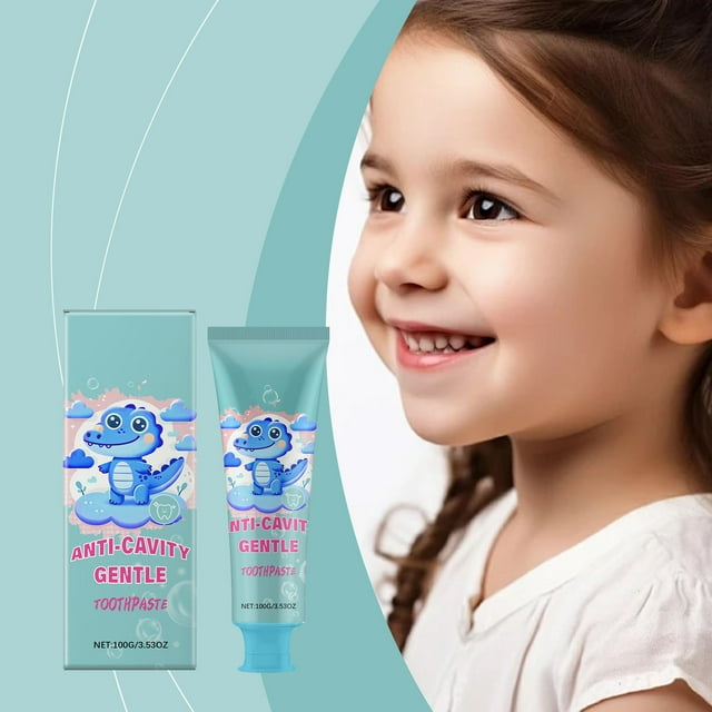 Pasta dental blanqueadora Kids Dazzle para dientes sensibles y protección contra caries, Fresh Wave - 100 g / 3,53 fl oz