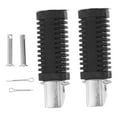 thumbnail image 6 of ROSENICE Motorcycle Foot Pegs Pedal Stable Support Black 1Set for Front 3.93X1.38X1.38In, 6 of 8