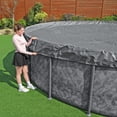 thumbnail image 3 of Bestway Round Pool Cover for 22' Above Ground Pools with Polar-Shield Winter Protection, 3 of 10