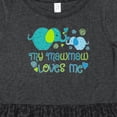 thumbnail image 4 of Inktastic My Mawmaw Loves Me Cute Elephants Girls Toddler Dress, 4 of 5