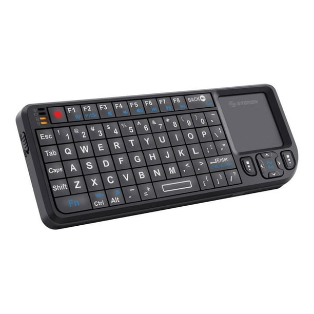 Teclado inalambrico con touch pad para Smart TV y apuntador laser Steren RM 320
